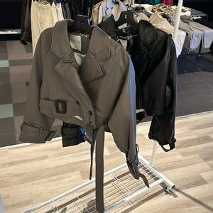 Moto jackets black and gray OS